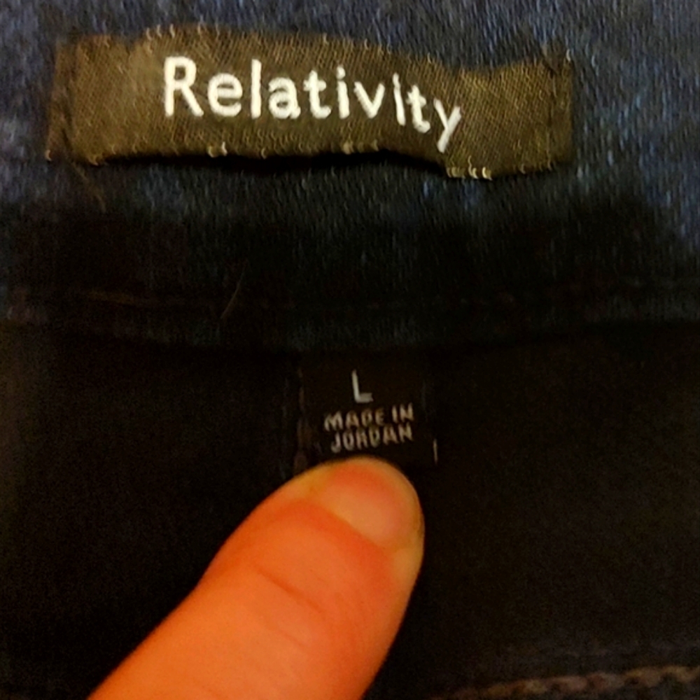 💙 Sensational Dark Blue Denim Jeans Pants - L - Picture 7 of 8